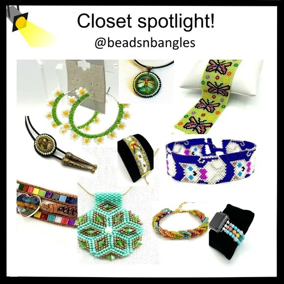 Check out @beadsnbangles Closet For Stunning Hand Crafted Jewelry Accessories - Picture 1 of 12